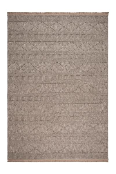 Clam Serisi Bukle Dokuma Modern Bej Renk Halı CH-86
