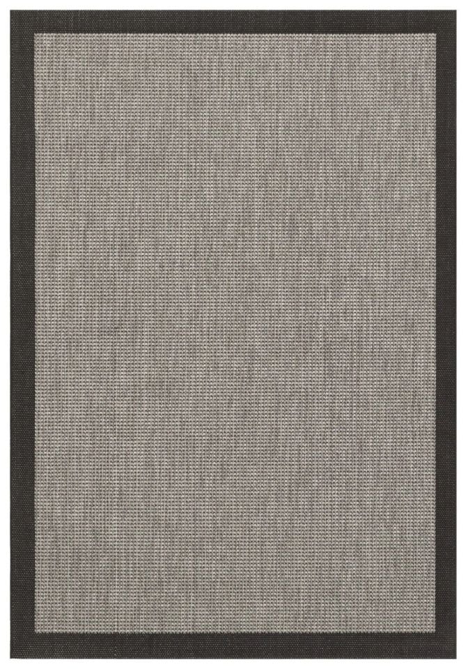 Alfa Serisi Makinede Yıkanabilir Gri/Siyah Sisal Halı NX-14