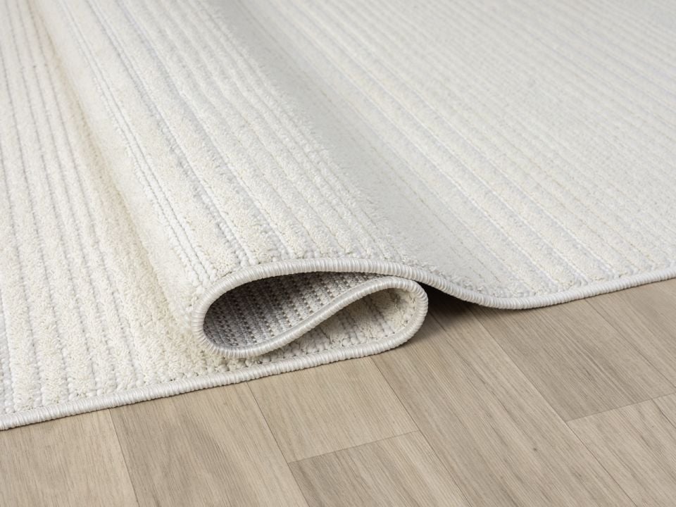 Clam Serisi Bukle Dokuma Modern Ekru Renk Halı CH-88