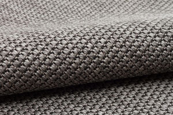 Alfa Serisi Makinede Yıkanabilir Gri/Siyah Sisal Halı NX-14