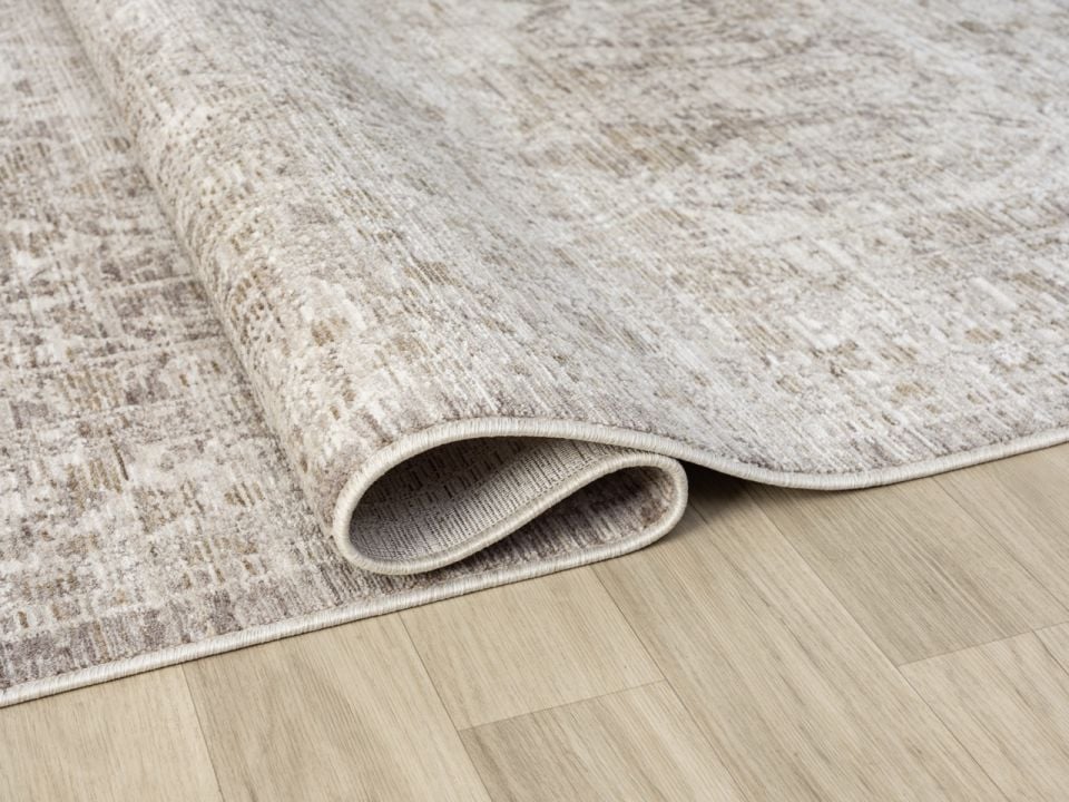 Luna Serisi Bej Renk Makine Halısı SH-10200