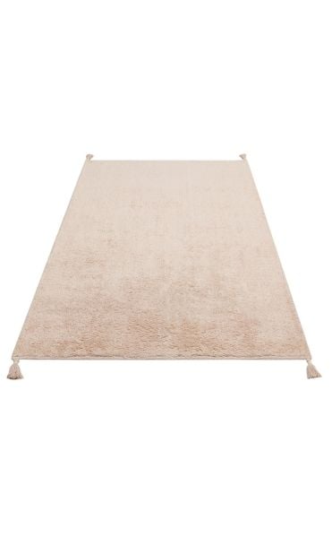 Yıkanabilir Kaymaz Tabanlı Natural Pamuk Çocuk/Bebek Halısı NX-224