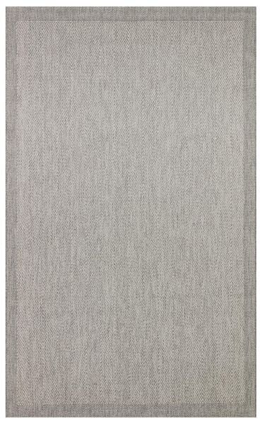 Alfa Serisi Makinede Yıkanabilir Gri/Antrasit Sisal Halı NX-08