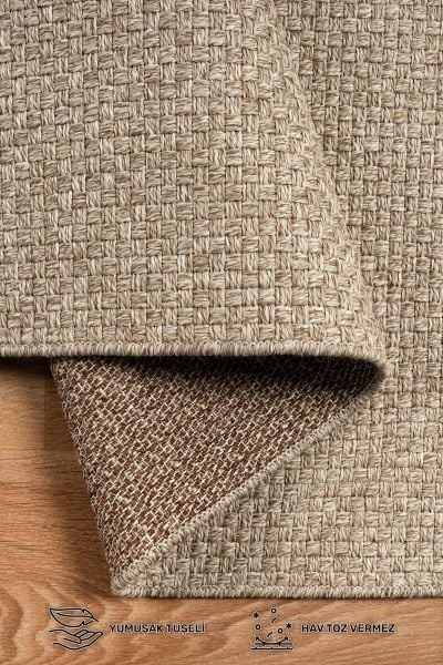 Avina Serisi Vizon Renk Sisal Halı NX-3039
