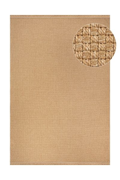 Avina Serisi Bej Renk Sisal Halı NX-3041