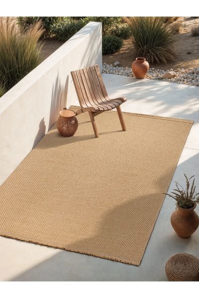 Avina Serisi Bej Renk Sisal Halı NX-3041