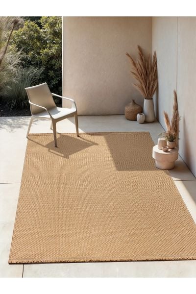 Avina Serisi Bej Renk Sisal Halı NX-3041