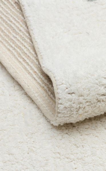 Yıkanabilir Kaymaz Tabanlı Natural Pamuk Çocuk/Bebek Halısı NX-238