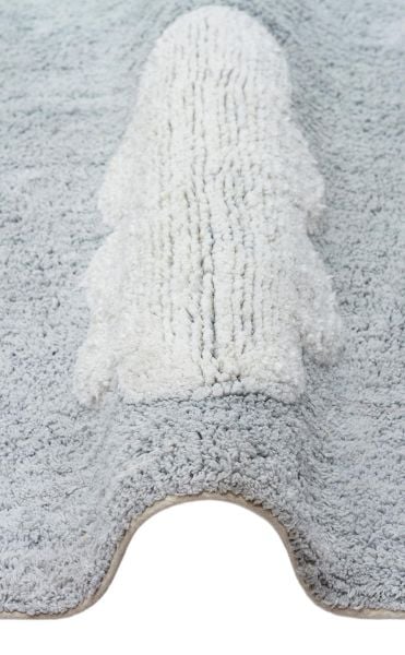 Yıkanabilir Kaymaz Tabanlı Natural Pamuk Çocuk/Bebek Halısı NX-241