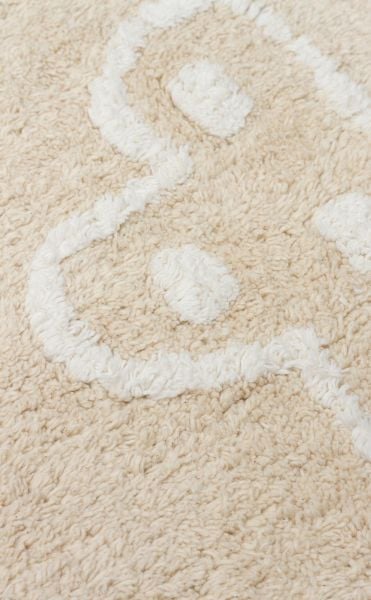 Yıkanabilir Kaymaz Tabanlı Natural Pamuk Çocuk/Bebek Halısı NX-243