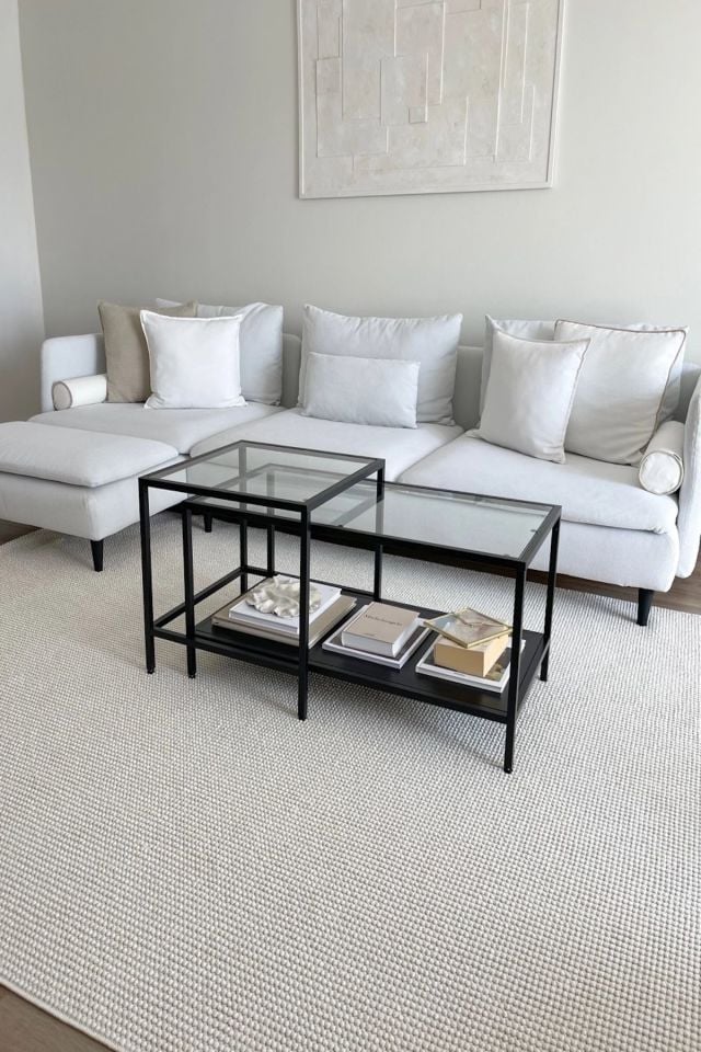 Clam Serisi Bukle Modern Ekru Renk Halı NX-3008K