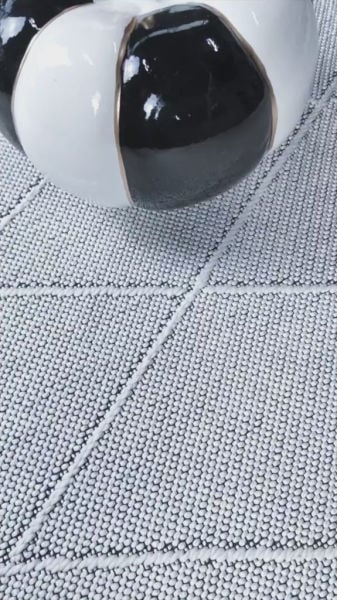Mercan Serisi Krem Renk Makinede Yıkanabilir Kilim NX-5004