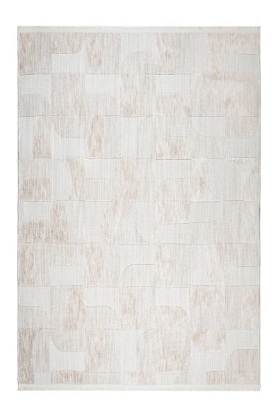 Bony Serisi Ekru Renk Modern Halı CH-100