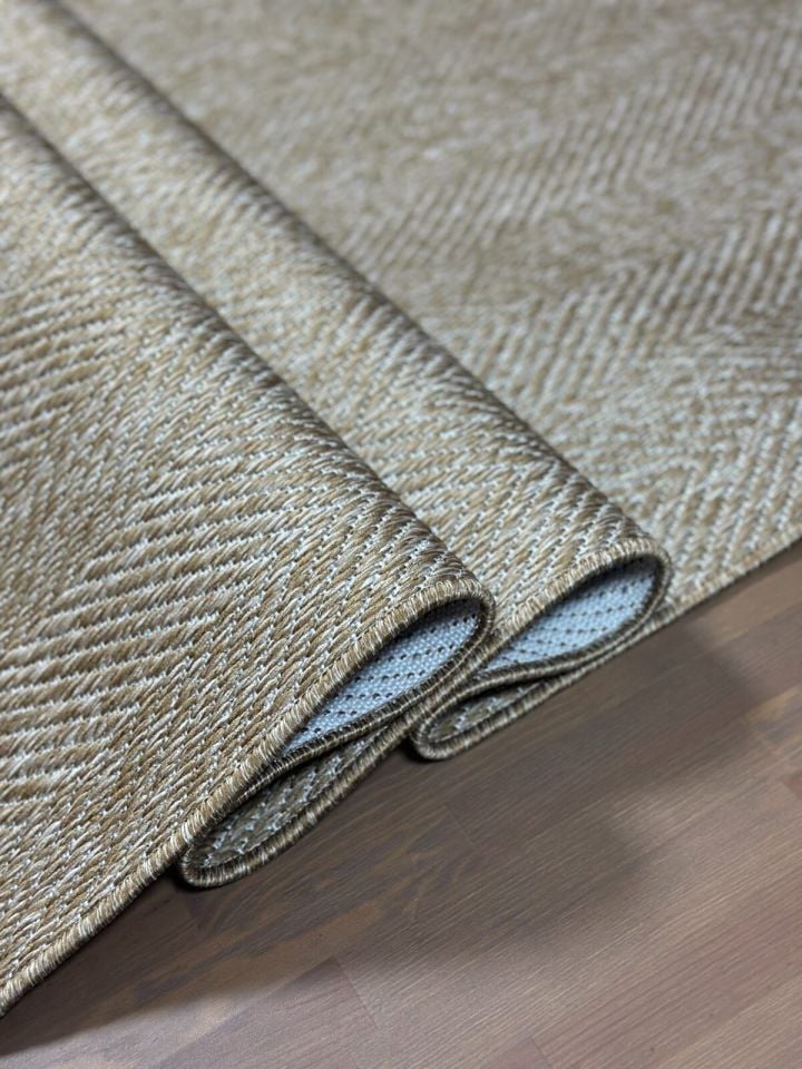Gama Serisi Makinede Yıkanabilir Bej Sisal Halı NX-042