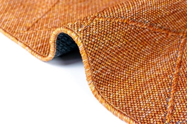 Mercan Serisi Kiremit Renk Makinede Yıkanabilir Kilim NX-5006