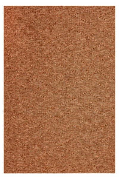Mercan Serisi Kiremit Renk Makinede Yıkanabilir Kilim NX-5006