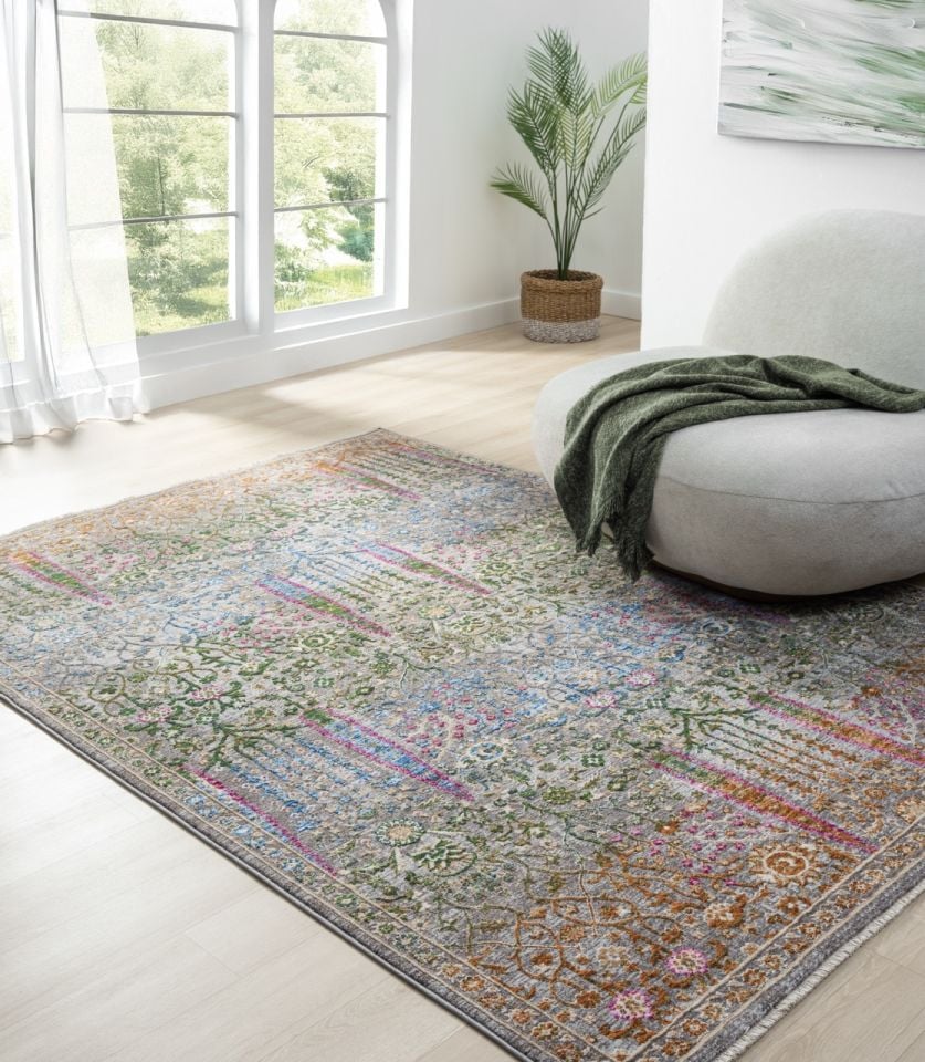 Luna Serisi Multi Renk Makine Halısı SH-801