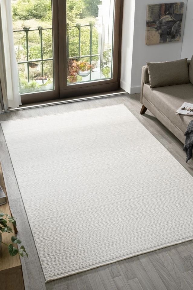 Avina Serisi Ekru Kolay Temizlenebilir Sisal Halı RH-8002