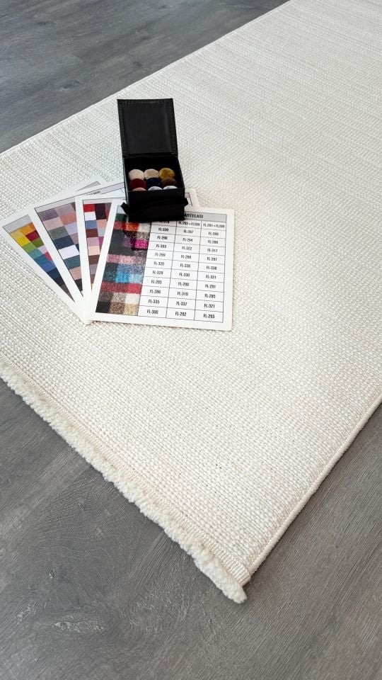 Avina Serisi Ekru Kolay Temizlenebilir Sisal Halı RH-8002