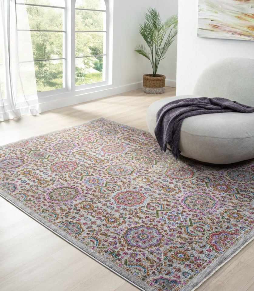 Luna Serisi Multi Renk Makine Halısı SH-802