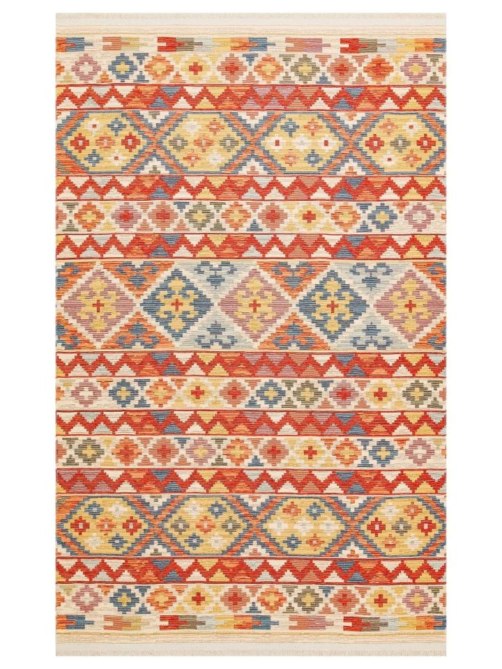 Eva Kilim Çift Taraflı Kullanıma Uygun Yıkanabilir Kilim EH-02