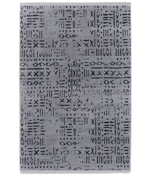 Mercan Serisi Gri Renk Makinede Yıkanabilir Kilim GH-8432