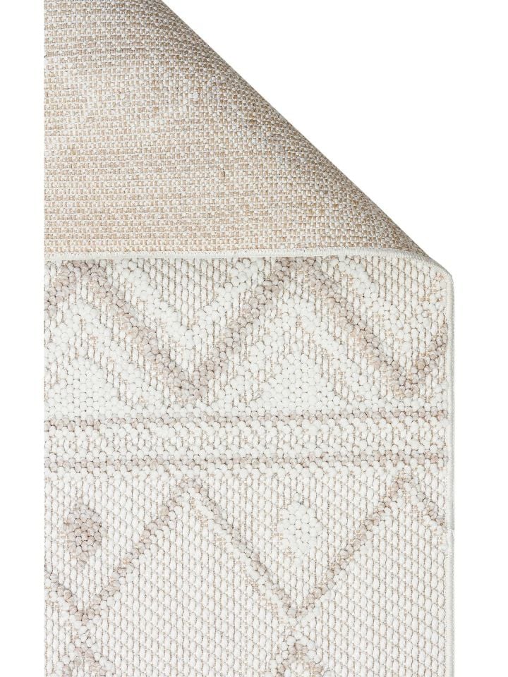 Clam Serisi Bukle Dokuma Modern Ekru/Bej Renk Halı EH-5405