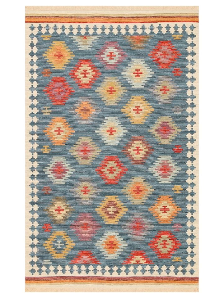 Eva Kilim Çift Taraflı Kullanıma Uygun Yıkanabilir Kilim EH-04