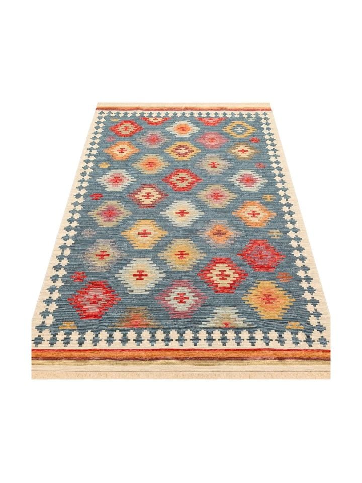 Eva Kilim Çift Taraflı Kullanıma Uygun Yıkanabilir Kilim EH-04