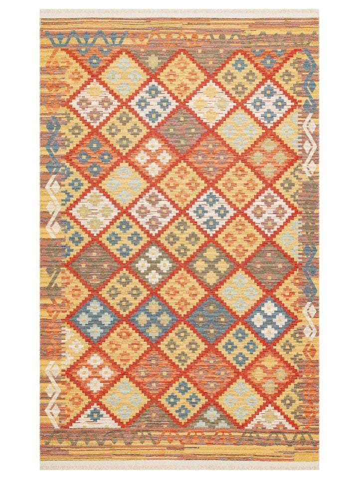 Eva Kilim Çift Taraflı Kullanıma Uygun Yıkanabilir Kilim EH-05