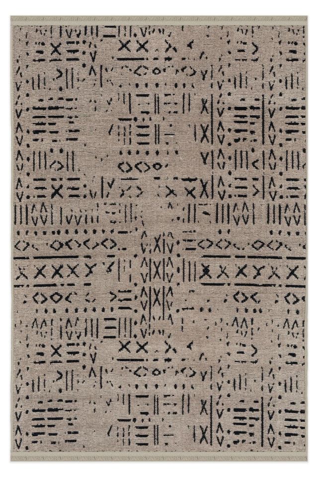 Mercan Serisi Vizon Renk Makinede Yıkanabilir Kilim GH-8434