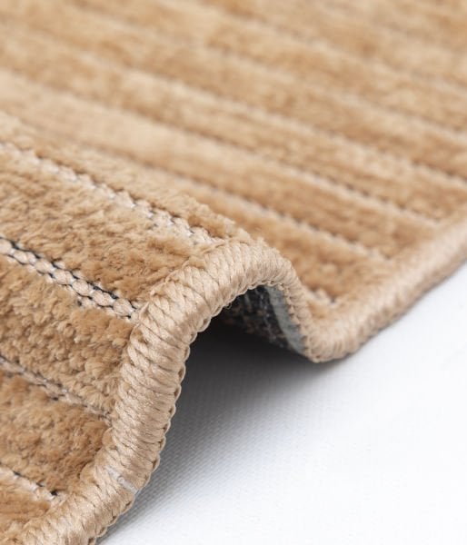 Mercan Serisi Kapiçino Renk Makinede Yıkanabilir Kilim GH-8435