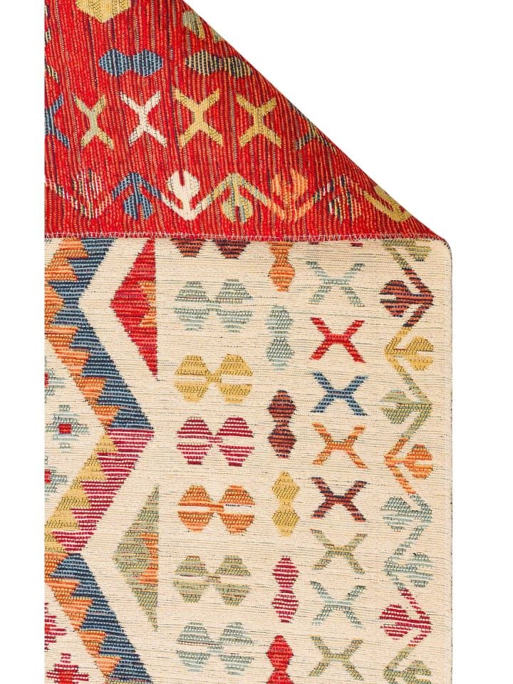 Eva Kilim Çift Taraflı Kullanıma Uygun Yıkanabilir Kilim EH-08
