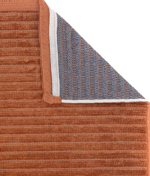 Mercan Serisi Kiremit Renk Makinede Yıkanabilir Kilim GH-8436
