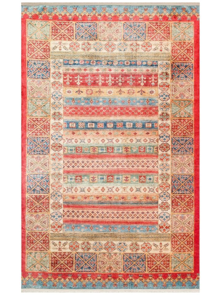 Luna Serisi Multi Renk Makinede Yıkanabilir Halı EH-0266