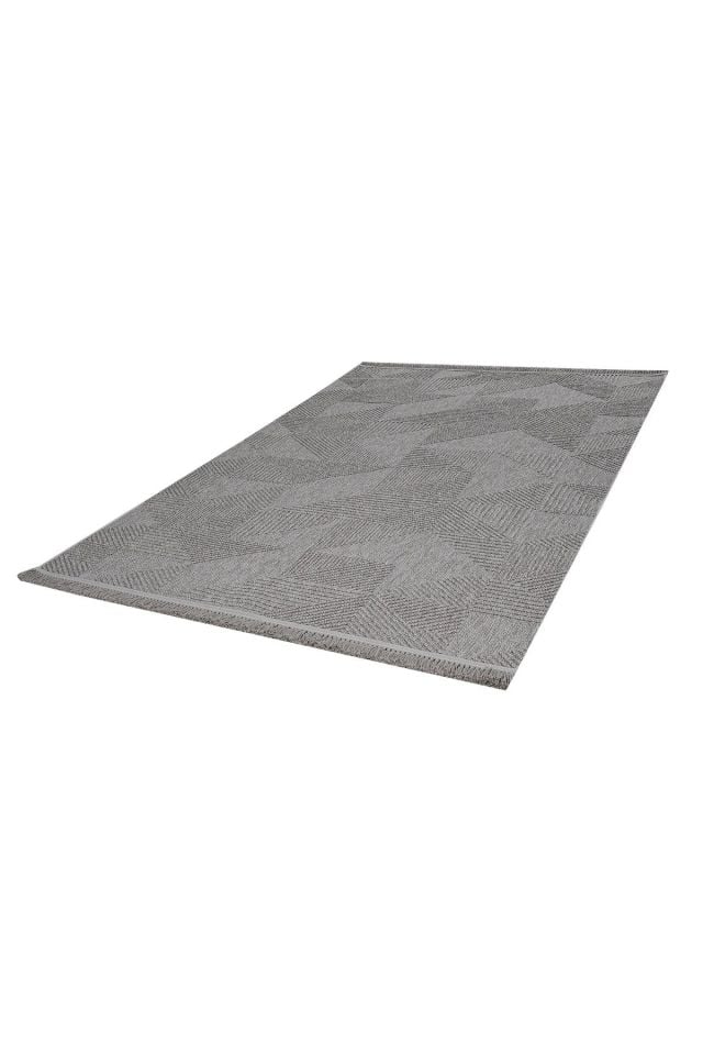 FIRSAT ÖLÇÜ 80x150 Bukle Modern Gri Renk Halı