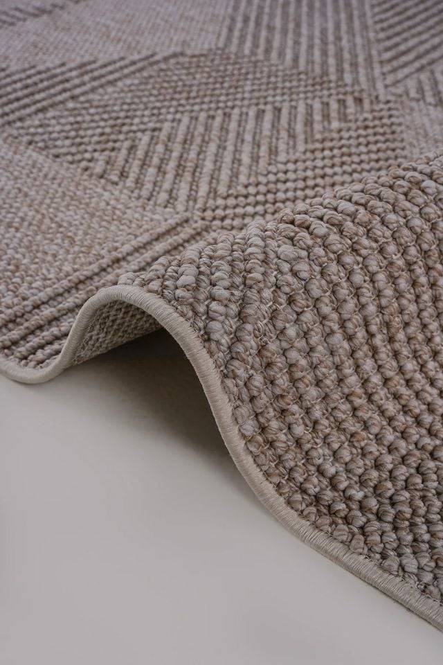 FIRSAT ÖLÇÜ 80x150 Bukle Modern Bej Renk Halı