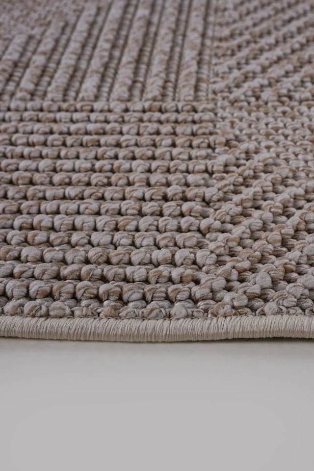 FIRSAT ÖLÇÜ 80x150 Bukle Modern Bej Renk Halı