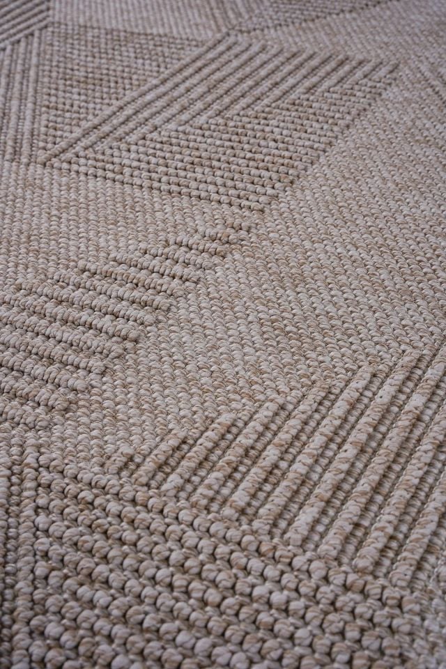 FIRSAT ÖLÇÜ 80x150 Bukle Modern Bej Renk Halı