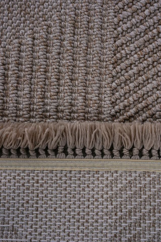FIRSAT ÖLÇÜ 80x150 Bukle Modern Bej Renk Halı