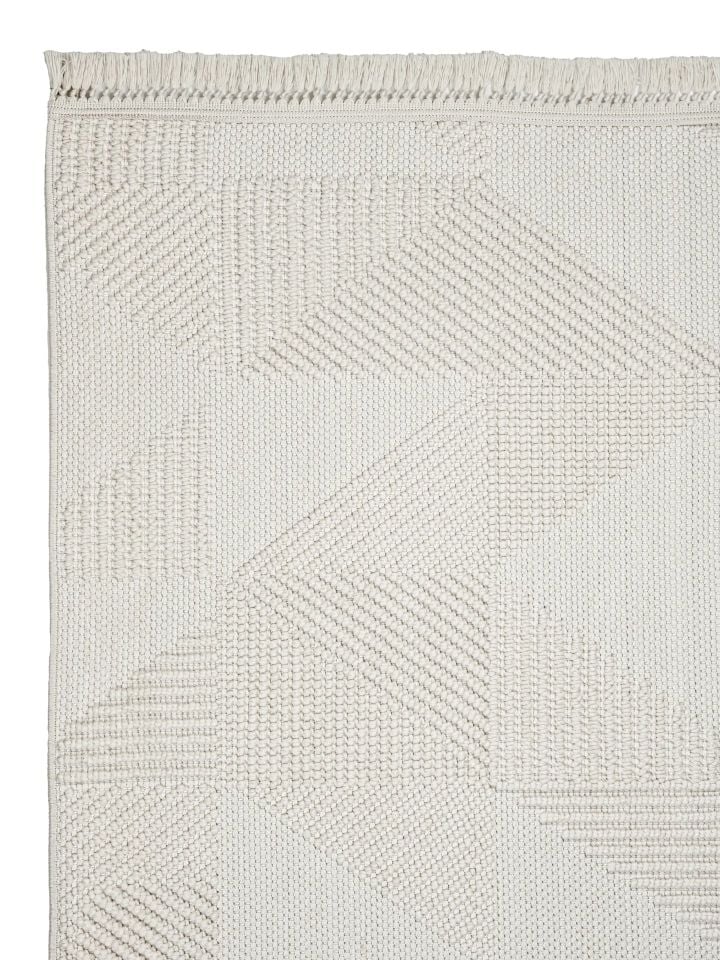 FIRSAT ÖLÇÜ 80x150 Bukle Modern Ekru Renk Halı
