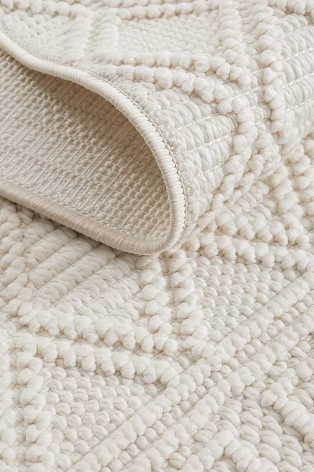 Clam Serisi Bukle Modern Ekru Renk Halı NX-3009K