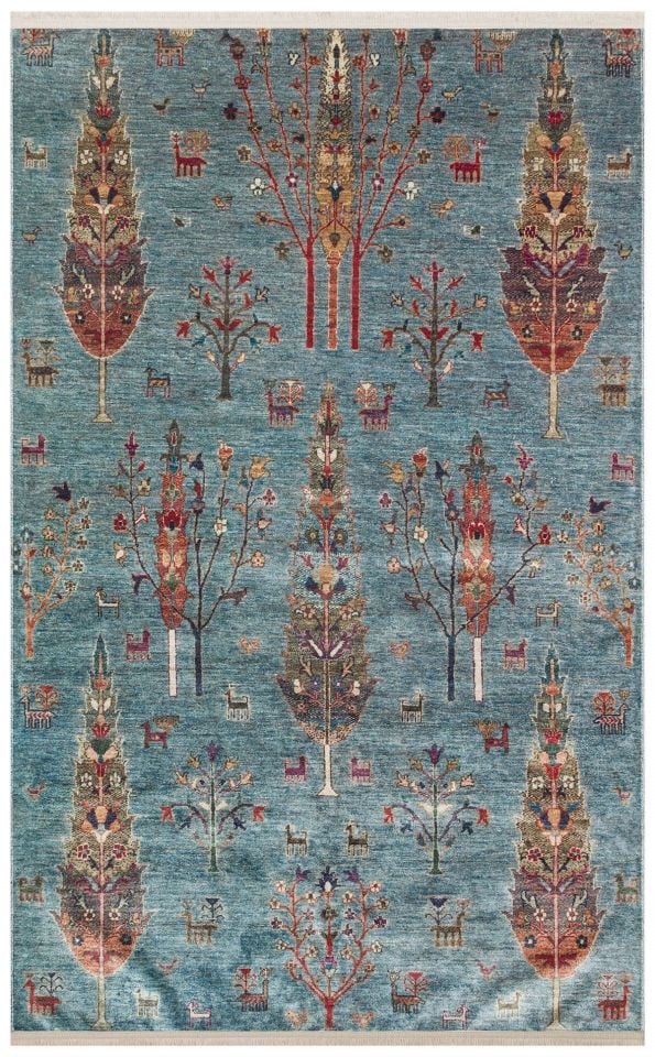 Luna Serisi Multi Renk Makinede Yıkanabilir Halı EH-0271