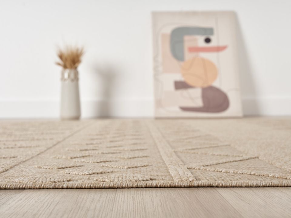 Avina Serisi Bej Kolay Temizlenebilir Sisal Halı SH-24