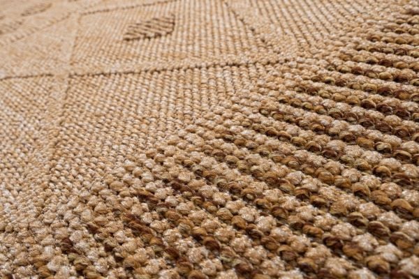 Avina Serisi Bej/Kahve Kolay Temizlenebilir Sisal Halı SH-25