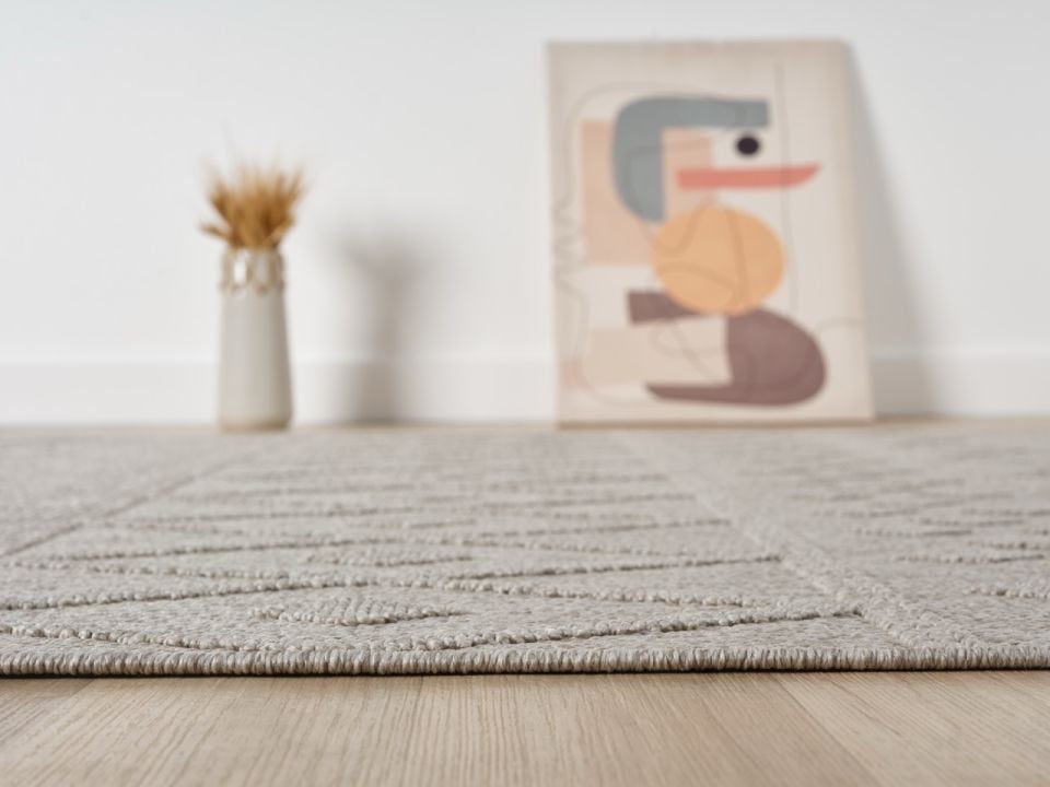 Avina Serisi Gri Kolay Temizlenebilir Sisal Halı SH-26