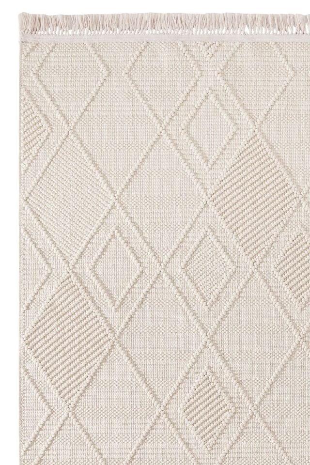 Clam Serisi Bukle Modern Ekru Renk Halı NX-3022K