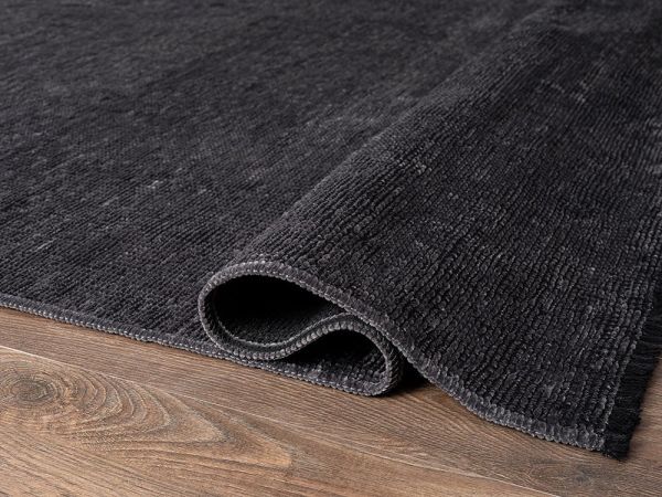 Mercan Serisi Antrasit Renk Makinede Yıkanabilir Kilim SH-8442