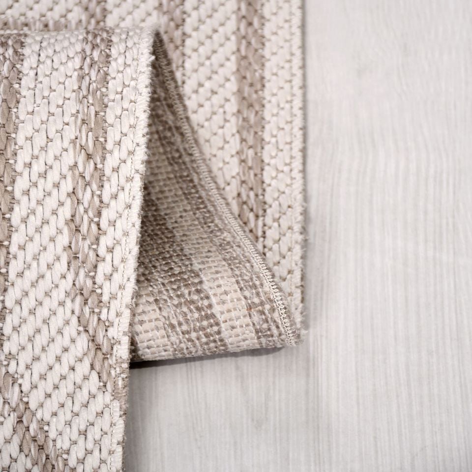 Gama Serisi Makinede Yıkanabilir Krem/Bej Sisal Halı NX-017