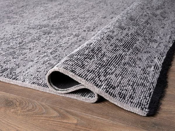 Mercan Serisi Gri Renk Makinede Yıkanabilir Kilim SH-8444